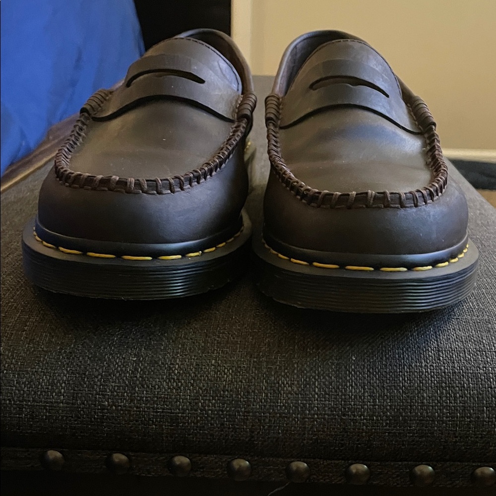 Dr Mentons Penton Brown Leather Men's Shoes - Picture 3 of 8